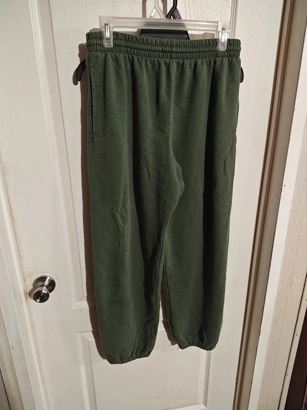 Fruit of the Loom Olive Green Kids Fleece Joggers